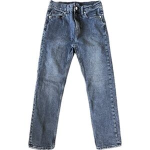 Women’s GAP High Rise Straight Jeans Size 2 / 26 Short Vintage Black